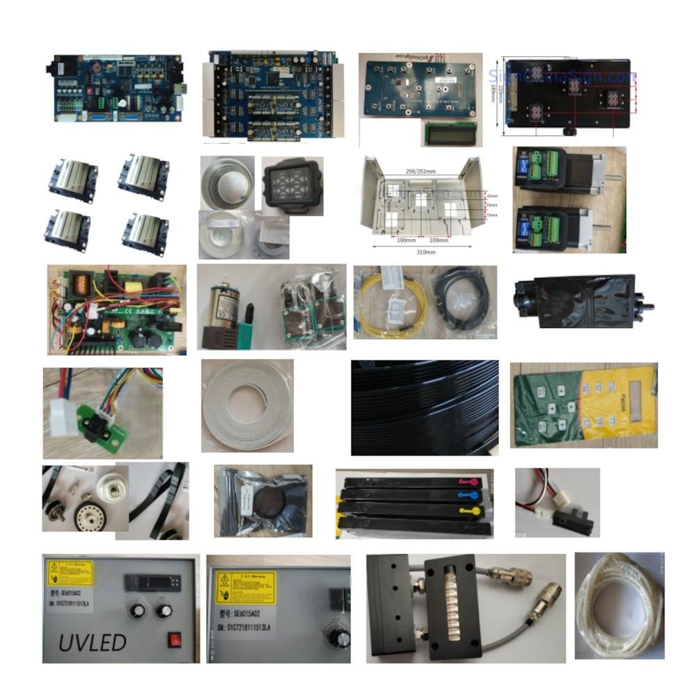 Kit I3200 UV Flatbed For Upgrading Chinese Inkjet Printer With 4 Pieces I3200 Printheads (Flatbed Version)
